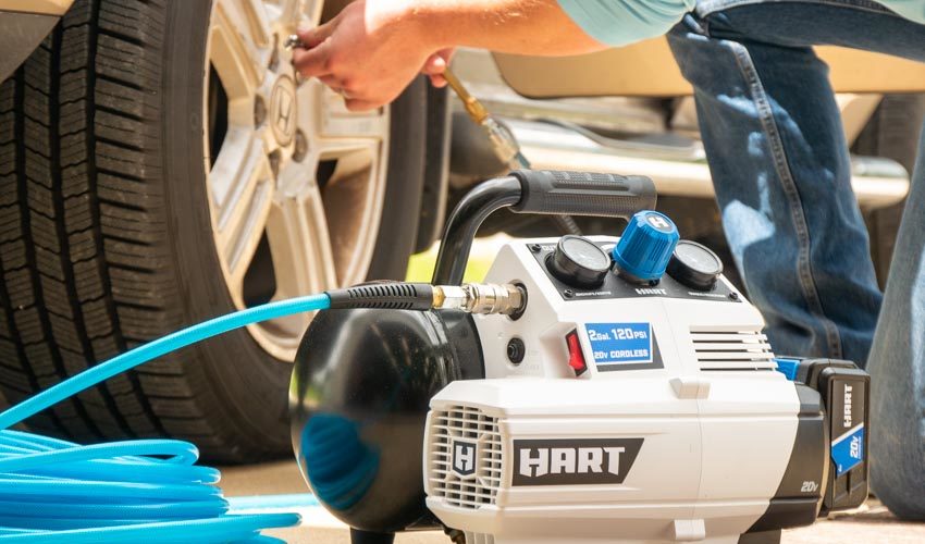 Hart 20V 2-Gallon Cordless Air Compressor Review HPCP01B