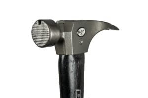 Dead-on 24-ounce milled face hammer