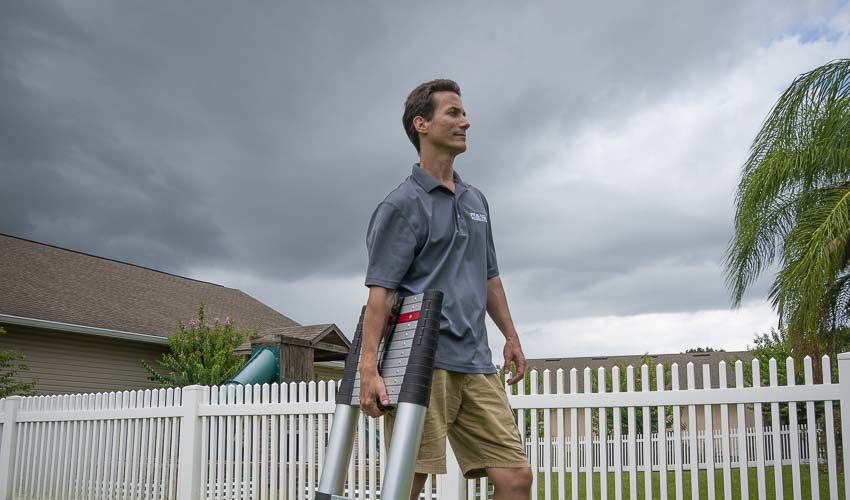 telescopic ladder portability